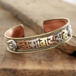 tibetan mantra copper bracelet - national geographic store LEJCJAS