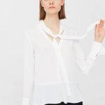 tie neck blouse tie-neck blouse | mango JPNYSIZ