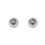 titanium jewelry - created diamond titanium earrings KDBOFPC