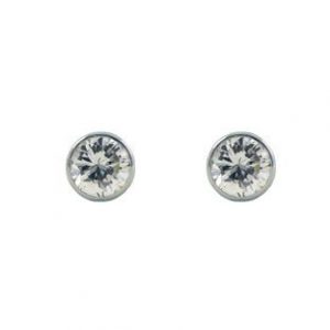 titanium jewelry - created diamond titanium earrings KDBOFPC