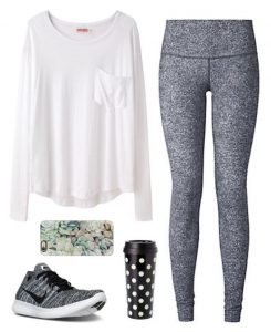 tops to wear with leggings a fashion look from september 2016 featuring organic by john patrick tops,  lululemon QLCPAHV