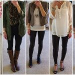 tops to wear with leggings how to wear faux leather, scuba, leder leggings, outfit options, ways to AHQPOVE