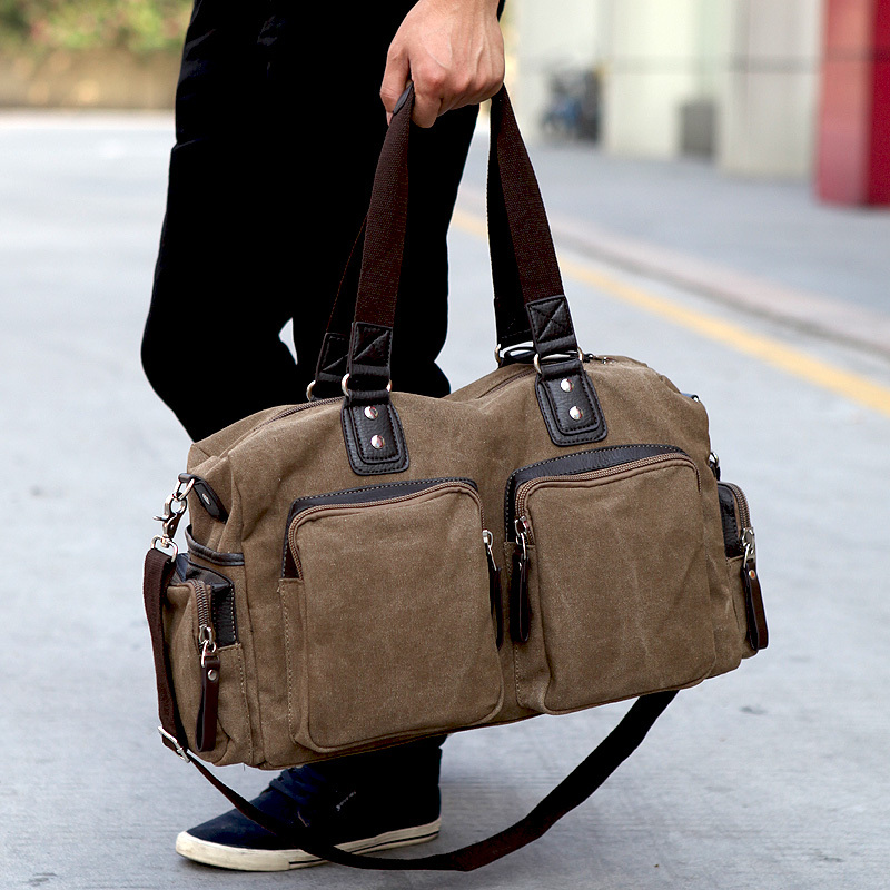 travel bags for men aliexpress.com : buy new high quality menu0027s travel bags solid zipper men  canvas XEZLFSR