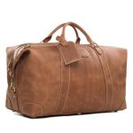 travel bags for men aliexpress.com : buy rockcow vintage retro look genuine leather travel bag  men duffle UHJDTWF