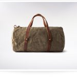 travel bags for men this stylish travel bag features a tanned leather and thick waxed canvas  for FCRLPZO