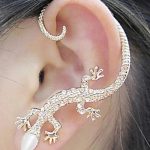 trendy earrings silver gecko shape 1 pcs trendy earring XJFDPDF