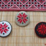 tribal jewelry ukrainian ethnic jewelry brooch pin gift for women gifts girlfriends fabric SGNFZCF