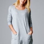 tunic sweaters ... victoriau0027s secret a kiss of cashmere two pocket tunic sweater ... BPEKZXN