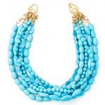 turquoise necklace moon and lolamulti-strand turquoise magnesite necklace ZOYLXKB