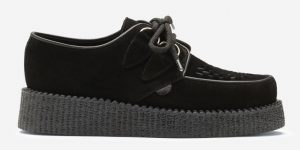 underground shoes black suede creeper HLCILZN