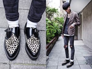 underground shoes, uniqlo socks, vintage blazer, topman top, topshop skinny SBOYUCR