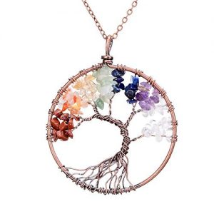 unique necklaces sedmart four seasons tree of life pendant wire wrapped wisdom ancient KWTAKPJ