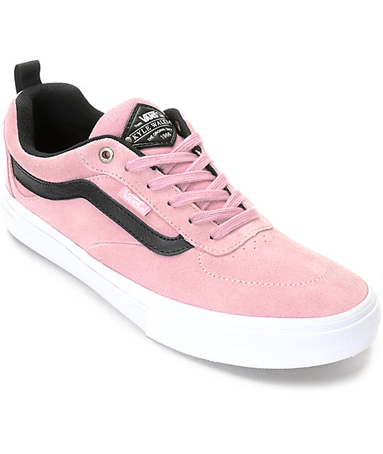 vans skate shoes vans walker pro pink skate shoes LEZRFZP