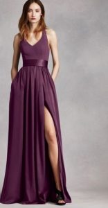 vera wang bridesmaid dresses vera wang, plum, bridesmaid dress for ZWWEBYT