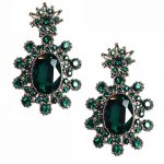 victorian costume jewelry victorian edwardian art deco antique vintage  style emerald JOYAXGY