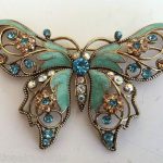 vintage brooches vintage avon butterfly pin HEBDSRU