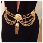 vintage gold chain belt LWBEYZD