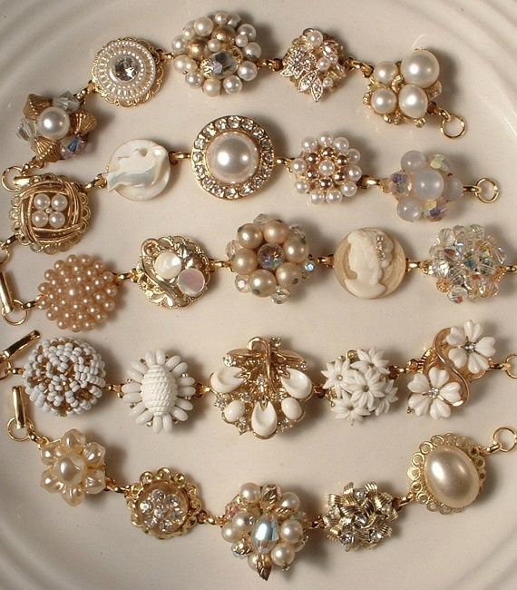 vintage jewelry reuse your broken jewelry. creative and useful ideas to help you EFIQTMH