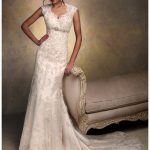 vintage lace wedding dress modest sheath / column court train lace vintage wedding dresses 801065 PQWOOWJ