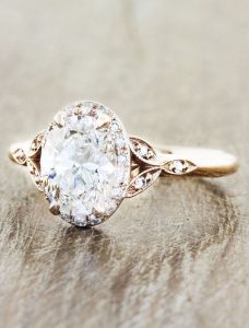 vintage rings engagement rings with glamorous charm XKMOSWP