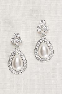 wedding earrings crystal trio and pear pearl earrings 85727124 AIHICXK