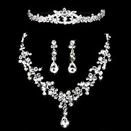wedding jewelry ladiesu0027/womenu0027s alloy wedding/party jewelry set with rhinestone ESVEGRV