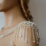 wedding rhinestone jewelry wedding dress shoulder by adbrdal DQSINQT