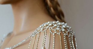 wedding rhinestone jewelry wedding dress shoulder by adbrdal DQSINQT