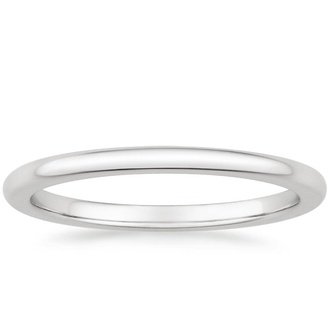 wedding rings for women pic. 18k white gold. petite comfort fit wedding ring WSBFSEP