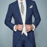 wedding suit new arrivalc -- morning stylish peak lapel navy blue tailcoat groom tuxedos  haut CPRTKPL