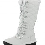 white boots for women bearpaw isabella women round toe leather gray snow boot MFNDMHJ