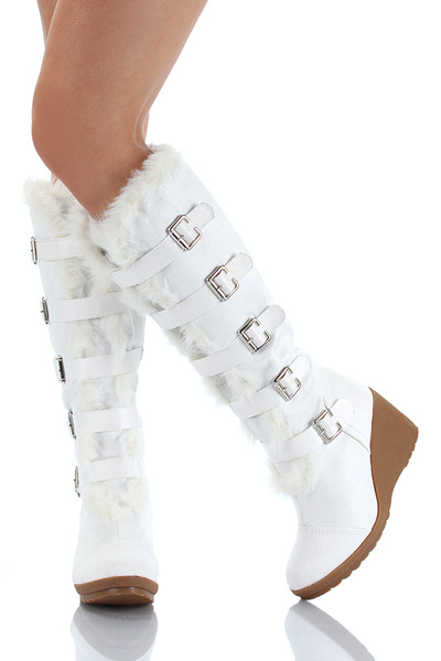 white boots for women womens white fur winter boots RQLHFOS