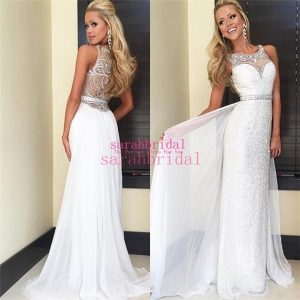 white formal dresses best 25+ white prom dresses ideas on pinterest | cheap long white dresses, FRHQOSI