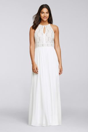 white formal dresses dresses for women: shop the latest styles | davidu0027s bridal IHGXCIS
