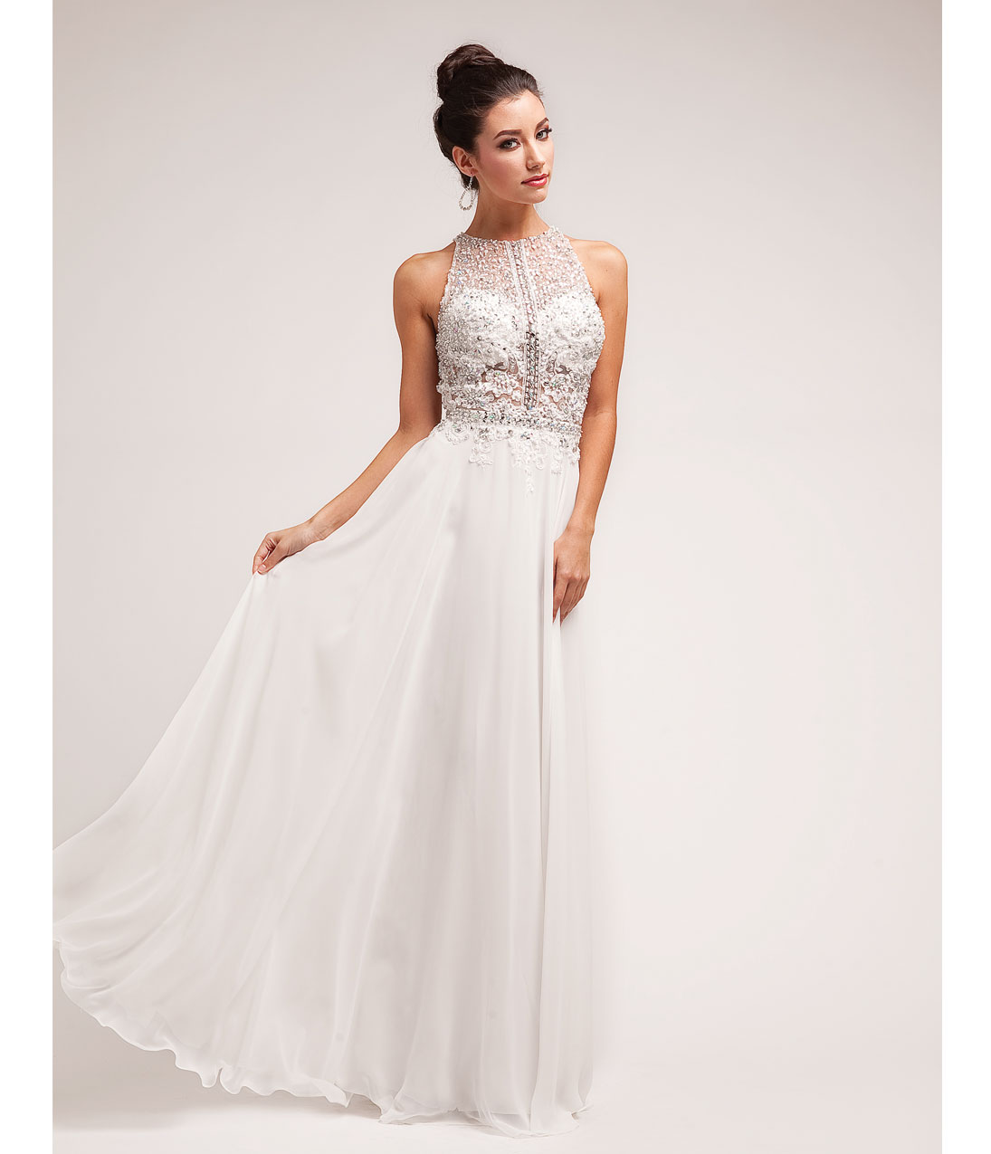 Change your style with glamorous look by White formal dresses