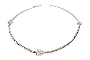 white gold anklet 14k white gold snake anklet bracelet 10u0027u0027, with heart design stations set IFJILGQ