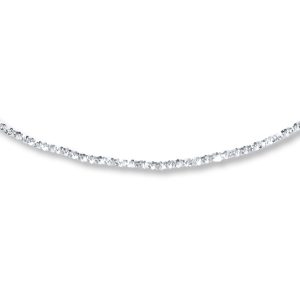 white gold anklet diamond heart anklet 14k white gold 11-inch length YTIOOUU