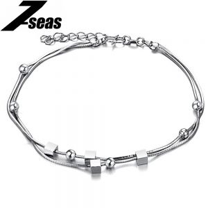 white gold anklet fashion jewelry 2016 new arrival aesthetic anklet white gold color ankle JVCZKGO