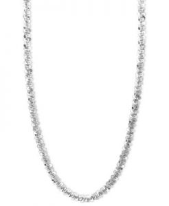 white gold chain 14k white gold necklace, 24 GAEBXIV