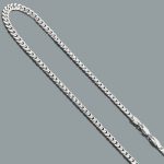 white gold chain solid 14k white gold miami cuban link chain 30-36in YHOWHZG