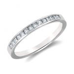 white gold diamond rings channel set princess cut diamond ring in 14k white gold (1/3 ct. DRMBVGM