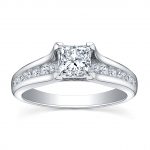 white gold diamond rings ... white gold diamond engagement ring · click to enlarge DJJOOIF