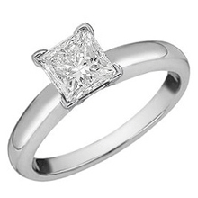 white gold engagement rings 14k white gold princess-cut diamond engagement ring (i/h-i, 1/ GSAHJWX