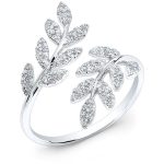 white gold jewellery 14kt white gold diamond branch ring found on polyvore featuring jewelry, AOVZUQY