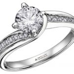 white gold jewellery ml105-engagement ring, 14k white gold, .50ct total weight, .35ct AALMOBD
