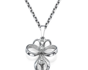 white gold pendant art deco pendant necklace drop necklaces round diamond pendant wedding  necklace OBSNGLT