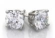 white gold stud earrings .70 ctw round diamond stud earrings in 14k white gold vs h BYGXKFE