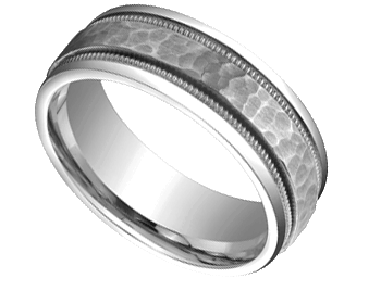 white gold wedding rings 14k white gold wedding bands VBMTSRF