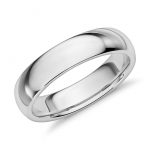 white gold wedding rings comfort fit wedding ring in 14k white gold (5mm) RXOCTHW