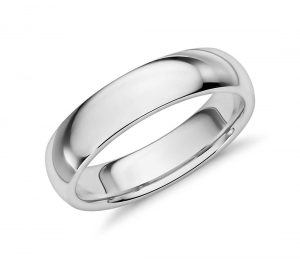 white gold wedding rings comfort fit wedding ring in 14k white gold (5mm) RXOCTHW